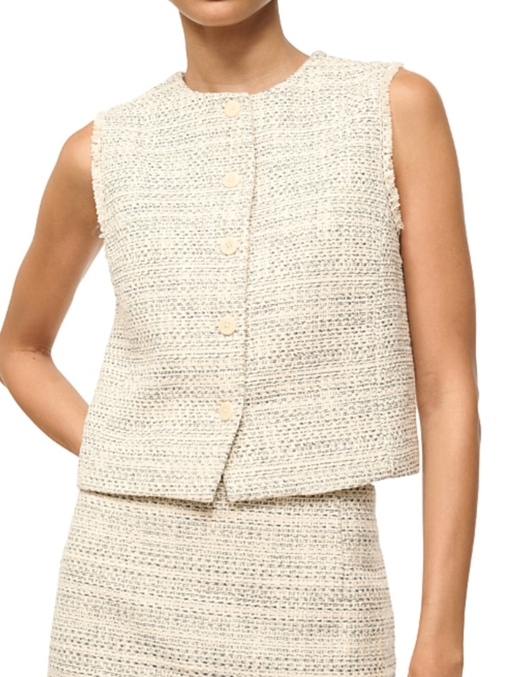 Staud Tweed Vest